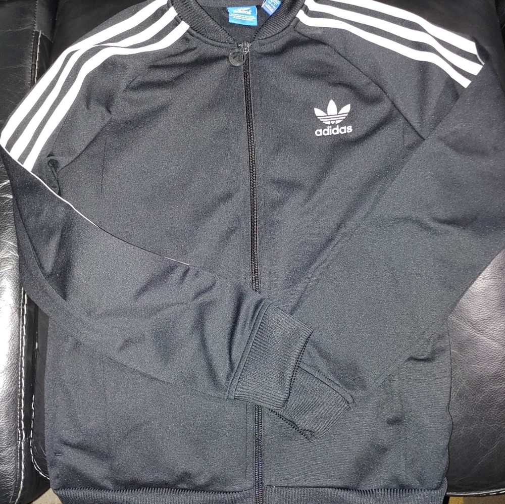 Adidas Youth Jacket (Black)Boys Size Medium